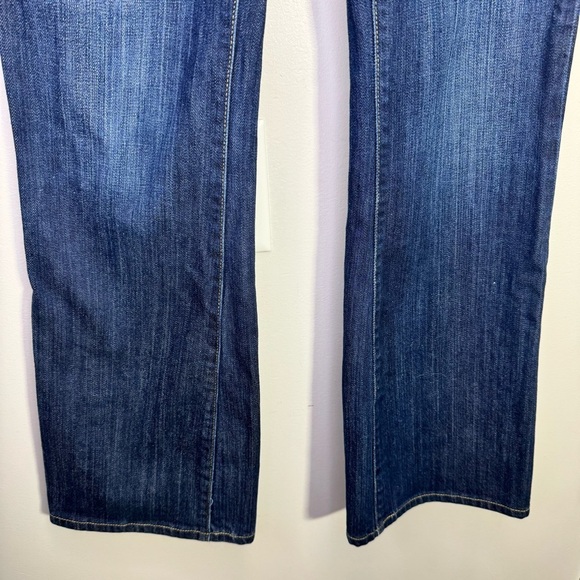 Levi's 633 Y2K Green Tab Eco Line Low Rise Bootcut Dark Wash Size 28 - Picture 5 of 13